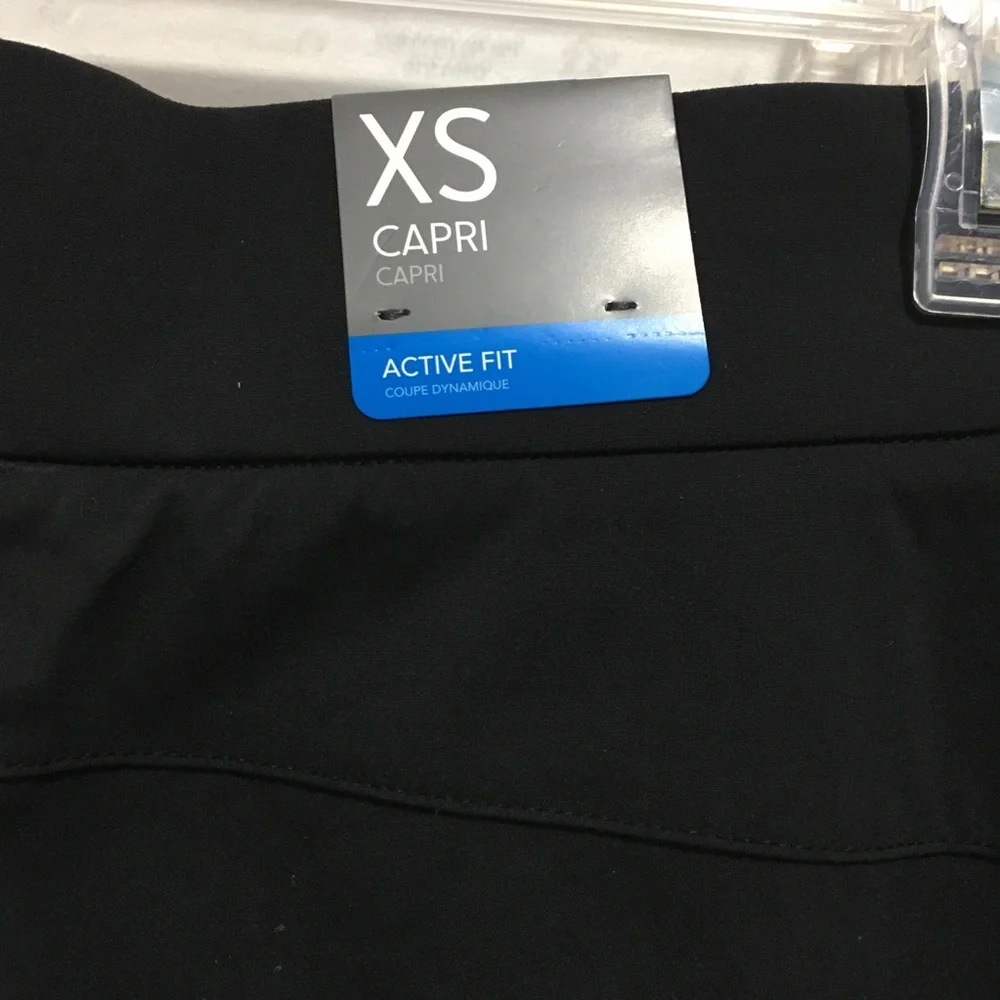 🆕 Columbia Women's Anytime Casual Capri Stretch Pants Black UPF 50_8